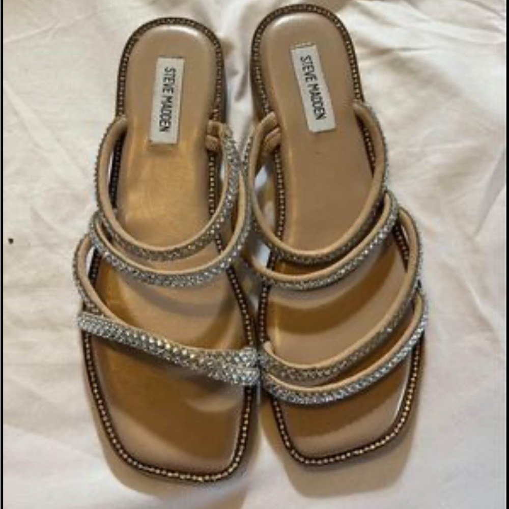 Size 9 Steve Madden sparkly flats